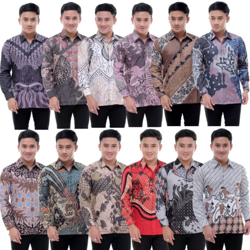 batik PRIA LENGAN PANJANG BORDIR SOFAN AZRIEL BATIK