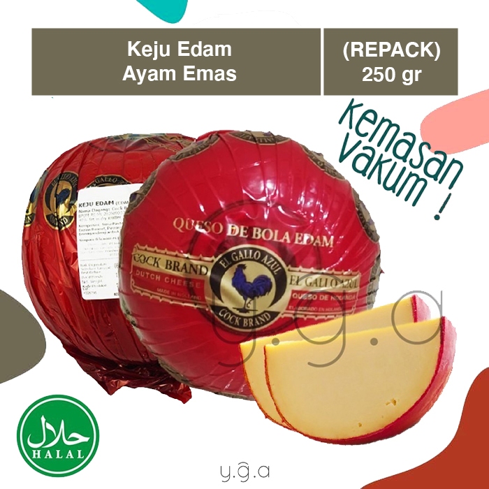 

Keju Edam Ayam Emas 250gr