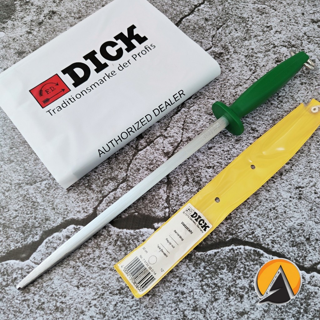 sharpening steel pengasah pisau f. dick original germany 30 cm 7.5171.30-14
