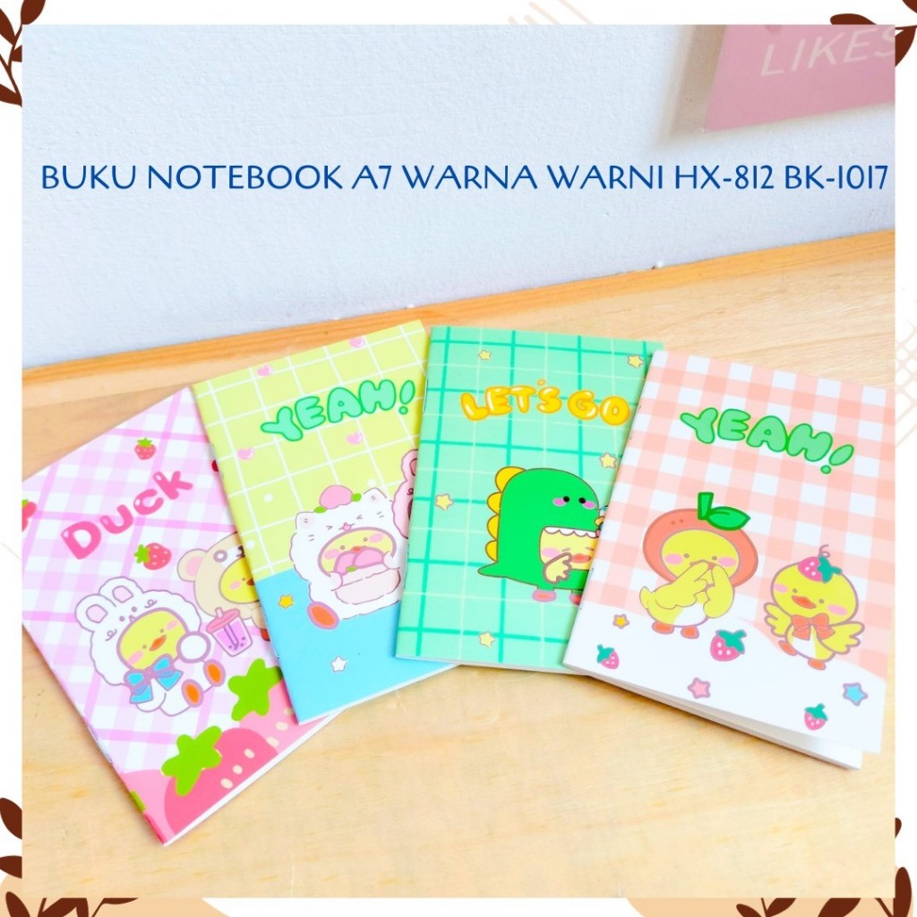 

BUKU NOTEBOOK A7 WARNA WARNI KODE HX-812 BK-1017 CATATAN ALAT TULIS KANTOR SEKOLAH MURAH TERMURAH