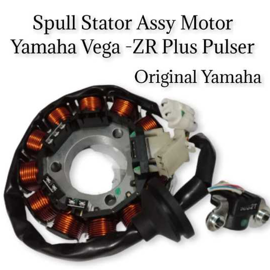 Spull Spul Stator Assy Motor Yamaha Vega ZR Plus Pulser Original Yamaha