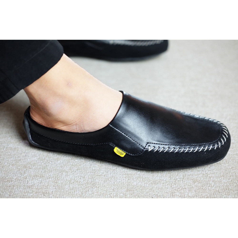 UNION BUSTONG Sendal Sepatu Formal Pria Casual Kerja Kantor Kuliah Kondangan Formal Hitam | Sepatu Formal Pria Casual Pantofel Resmi Formal Kuliah Kondangan Original Hedwig | Sepatu Formal Pria Casual Pantofel Slop Slio Aon Loafera Trendy