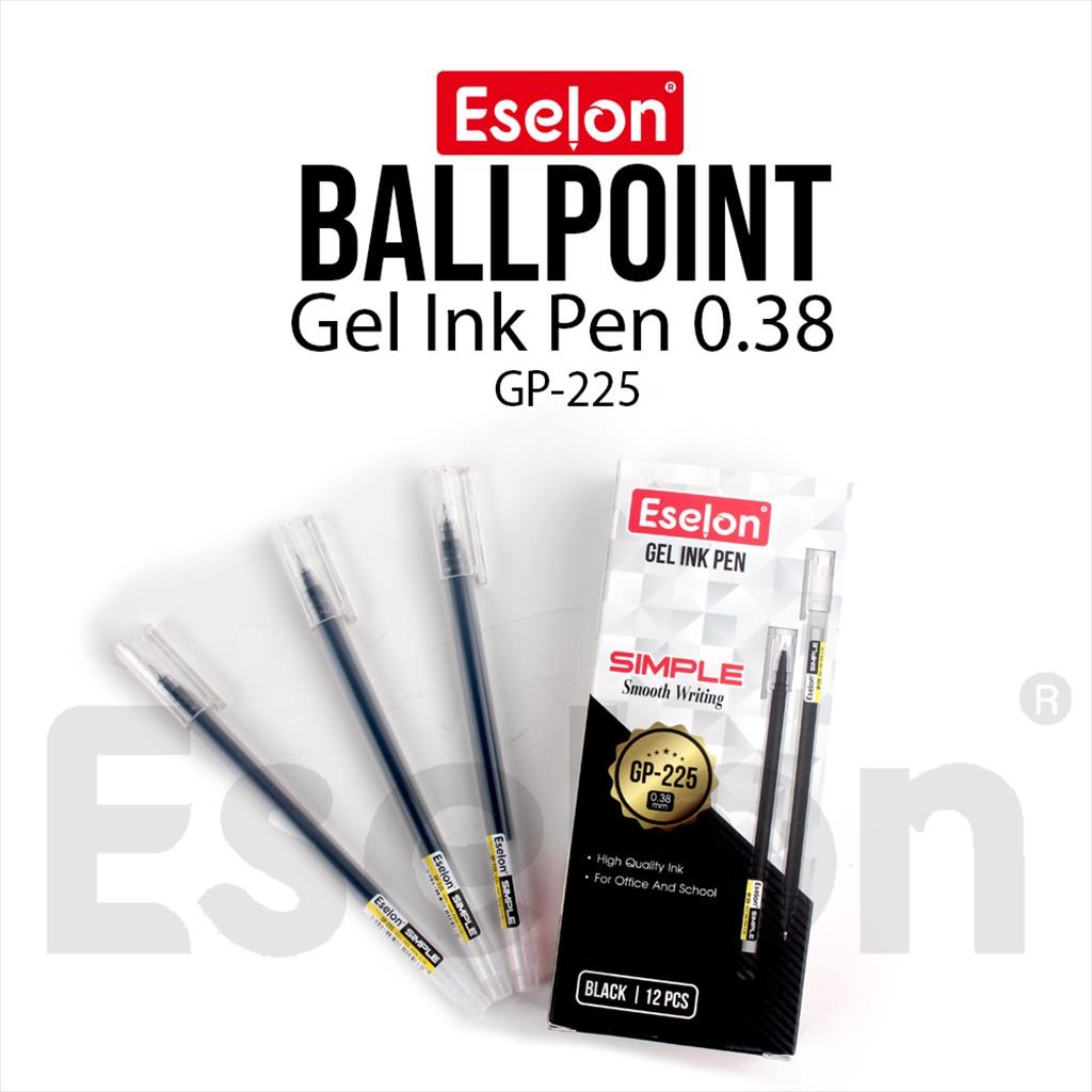 

Bolpen Gel GP225 Transparant