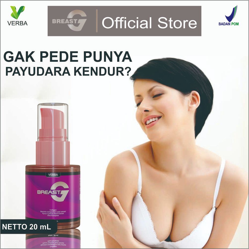 Serum Pembesar & Pengencang Payudara Verba Serum Breast G Perawatan Payudara Pengenyal Menaikan Peng