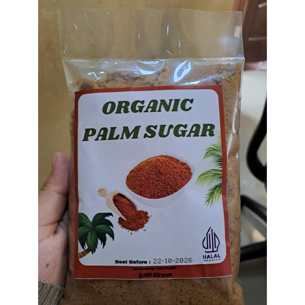 

Gula Aren Bubuk Asli Organik Palm Sugar | Gula Pondok Aren 250gram 100% ORIGINAL