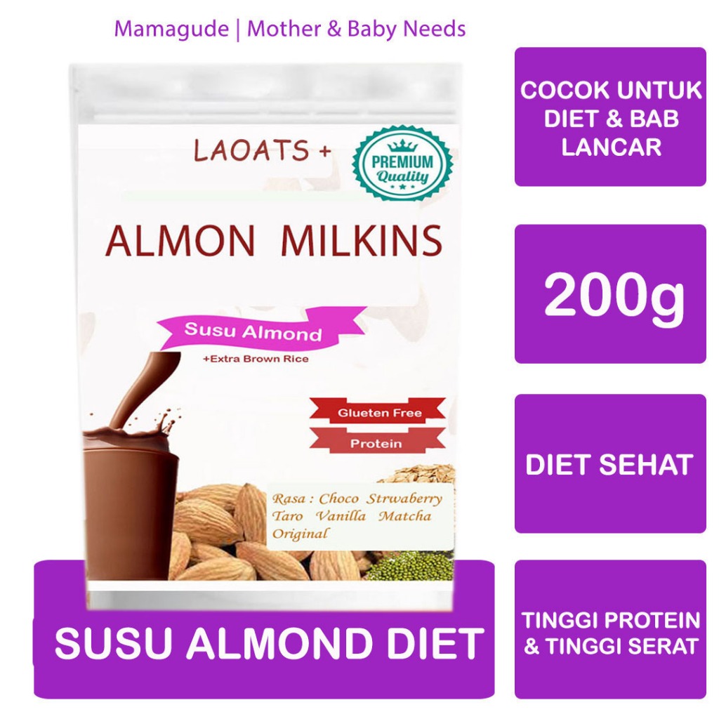 

Susu Almond Laoats (200g)