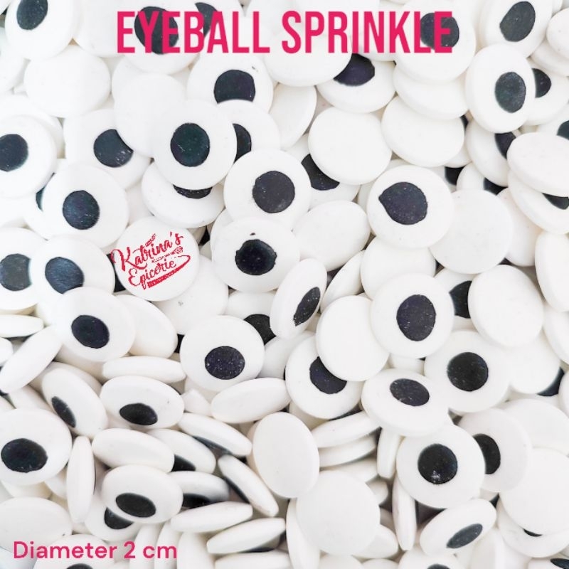 

Eyeball Sprinkle 50 Gram Cake Decoration Hiasan Kue Haloween