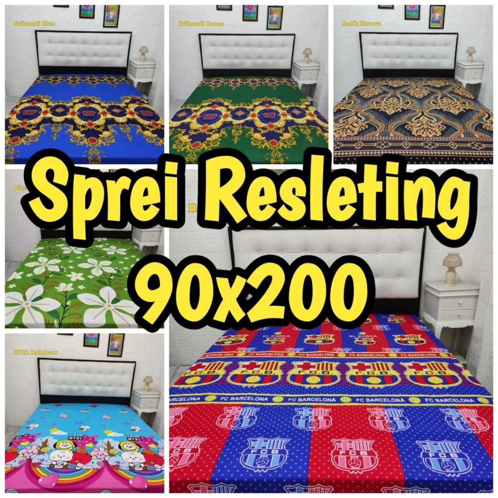 SPREI RESLETING 90X200,SARUNG KASUR,SARUNG KASUR BUSA RESLETING,URUNG KASUR BUSA RESLETING,SARUNG KA
