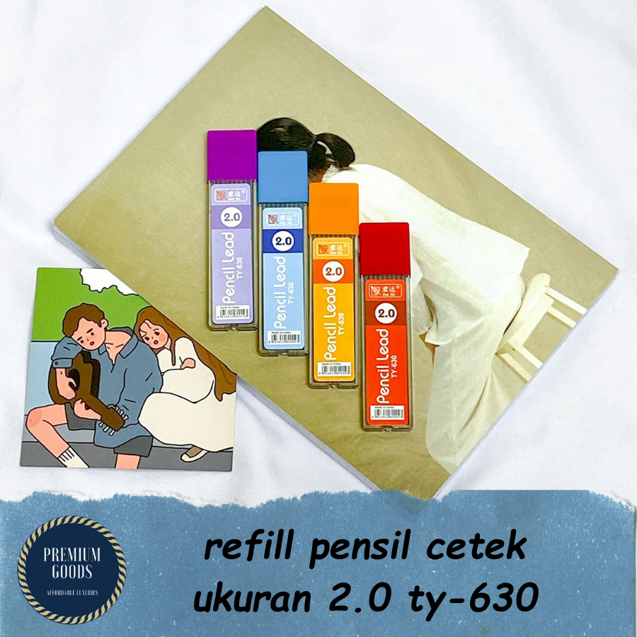 

TY-630 REFILL PENSIL MEKANIK CETEK LEAD 2.0 / ISI REFIL 9 PCS TEBAL PERLENGKAPAN ALAT TULIS SEKOLAH KANTOR TERBARU BISA COD YA!