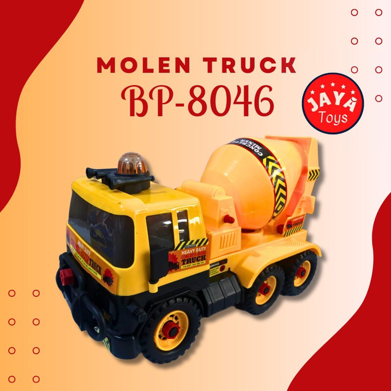 DIY Mainan Anak Truk / Truck MoleN Edukasi Anak BP8046