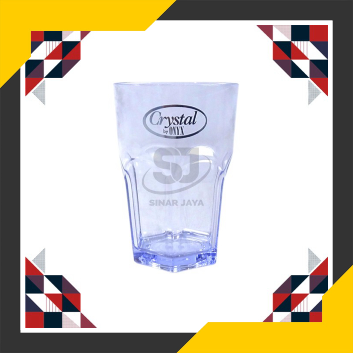 

Promo Gelas Mika/Gelas Transparan/Gelas Cantik/Gelas Frosty 400ML ACG13 Onyx Murah