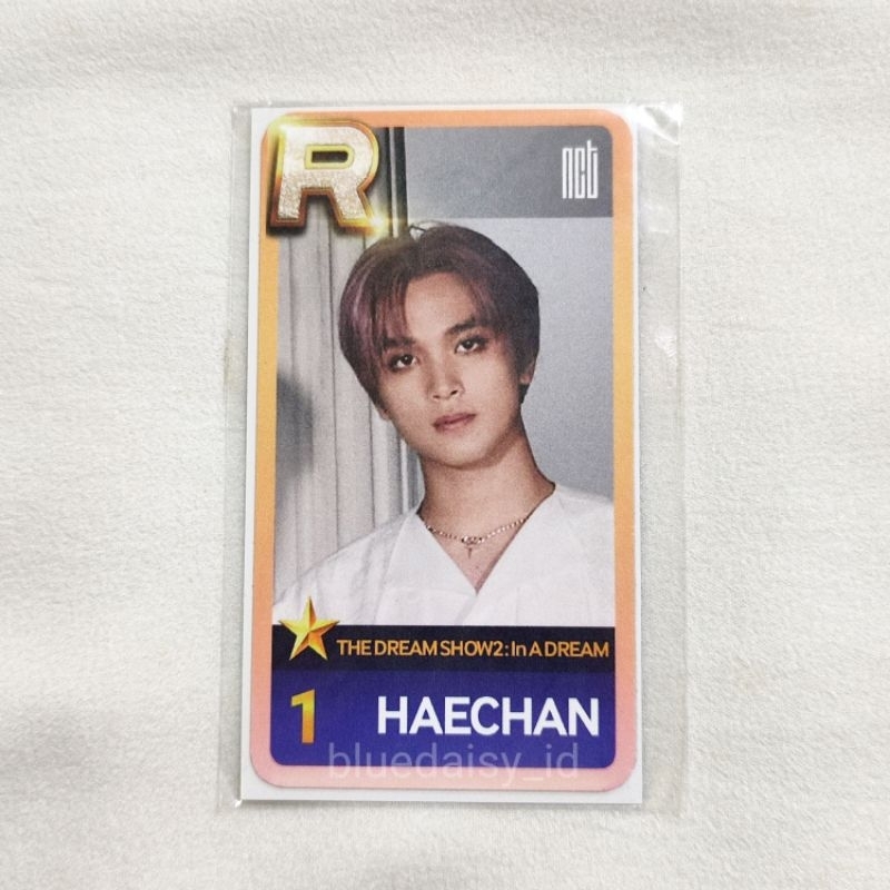 PHOTOCARD HAECHAN R CARD PAPER NCT DREAM TDS2