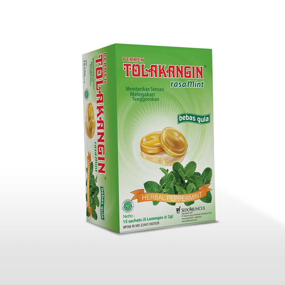 

Permen Tolak Angin Sugar Free Box 15's Sachet Sidomuncul - Meredakan Tenggorokan Gatal