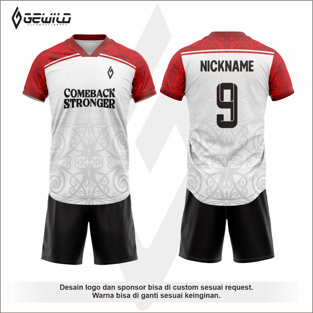 Jersey Futsal Printing Jersey Bola Printing (Bisa Satuan)