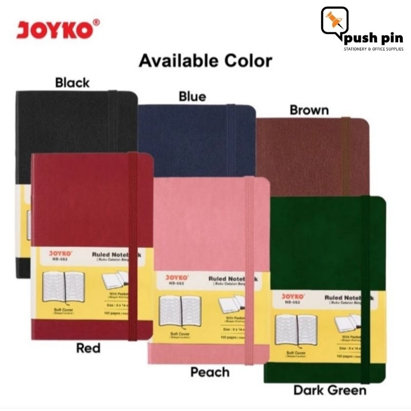 

Joyko Notebook Buku Tulis Catatan Diary Agenda Soft Cover NB-662