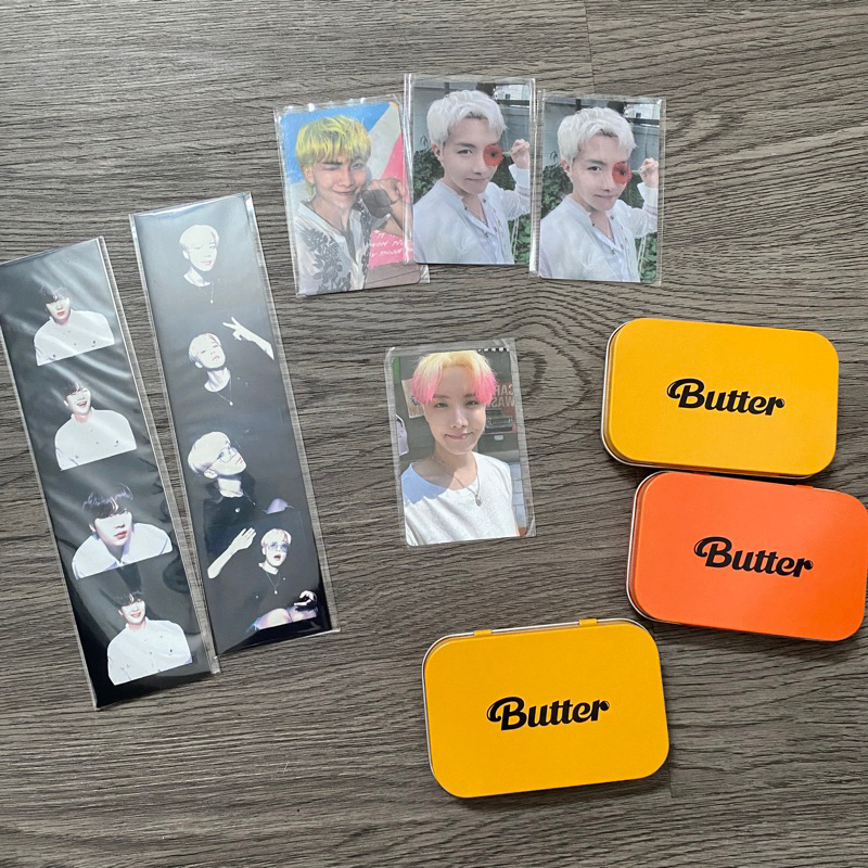 [READY] BTS BUTTER SINGLE CD ALBUM | Luckydraw LD PWS SW M2U RM J-hope | POB Tincase Photocard Photo