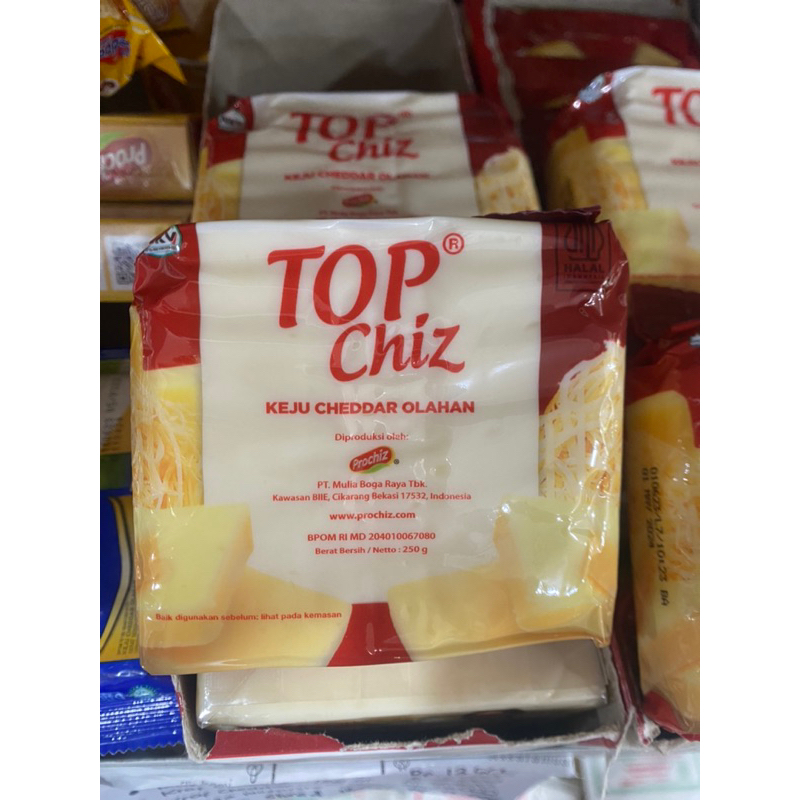 

Keju Top Chiz Cheddar 250g