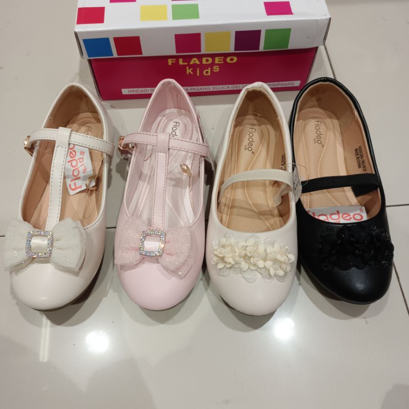 Sepatu flat anak perempuan / sepatu slip on anak perempuan / sepatu balerina by fladeo kids original