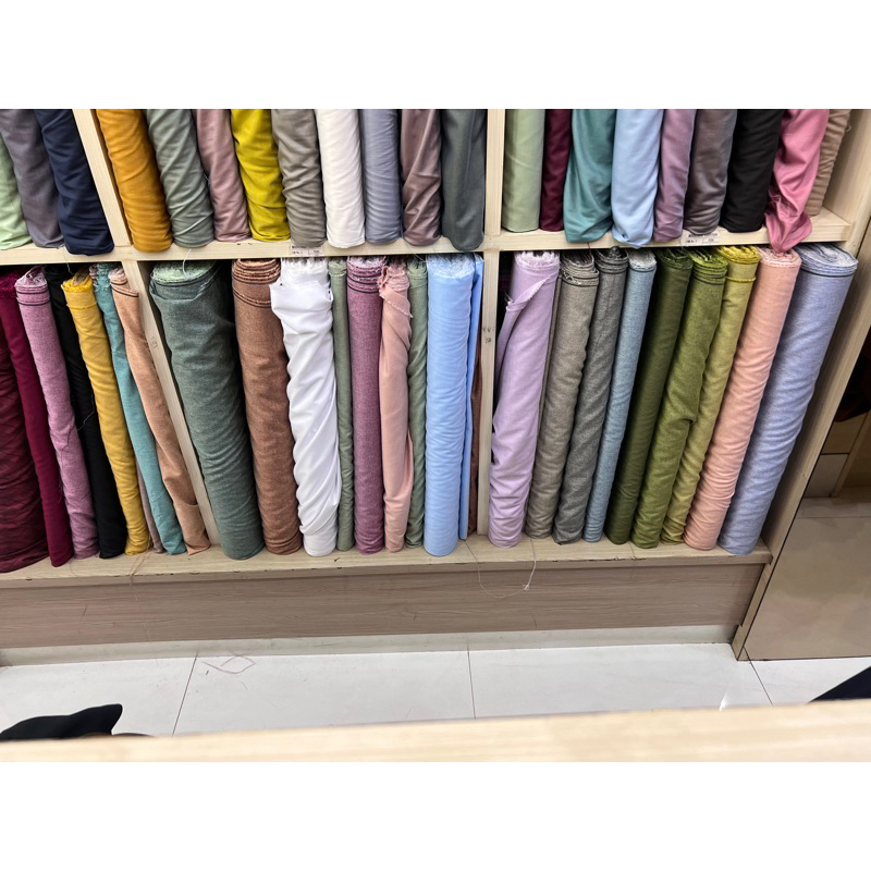 Katun Madinah Bahan Premium Grade AAA Serat Polos
