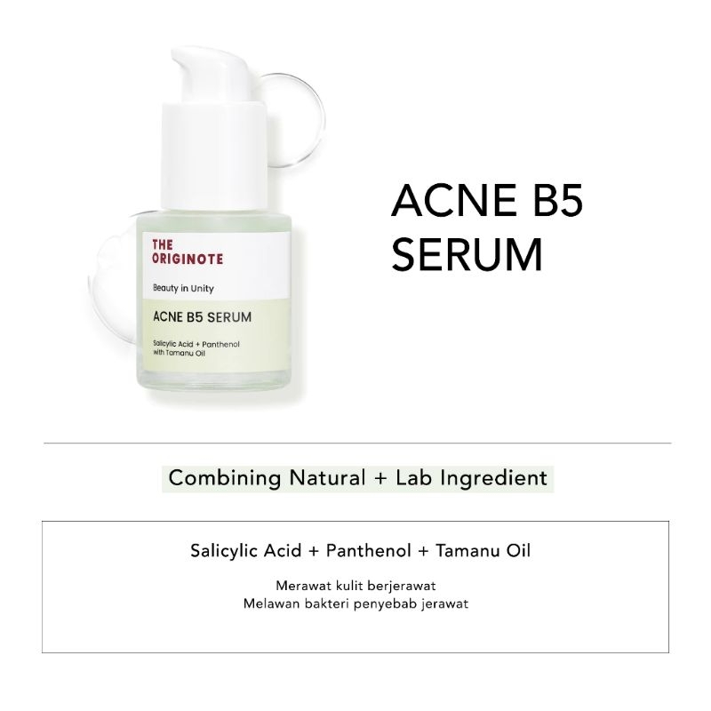 The ORIGINOTE Acne B5 serum/the originot acne serum