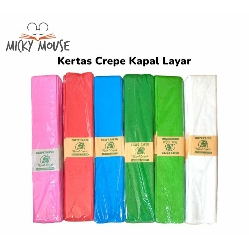 

1 pcs / 1 BIJI Kertas Krep / Kertas Klobot / Kertas Crepe / Crepe Paper