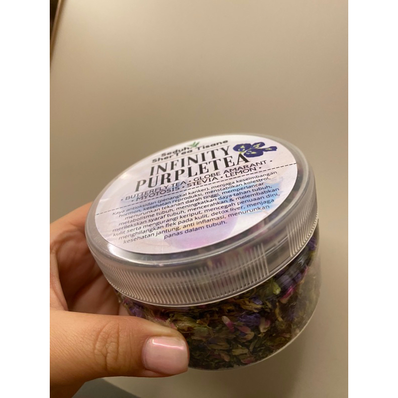 

seduh.shertea tisane ( infinity purpletea )