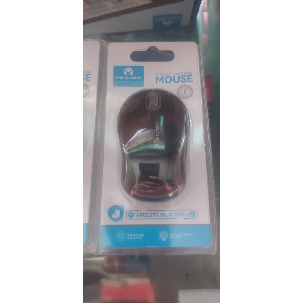 Mouse Mikuso Dual Mode Bluetooth 5.0+Wireless 2.4Ghz
