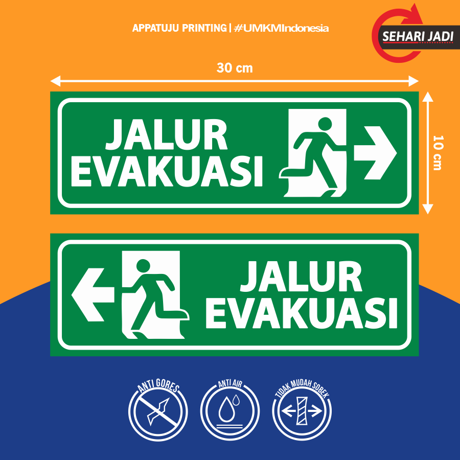 

STIKER JALUR EVAKUASI