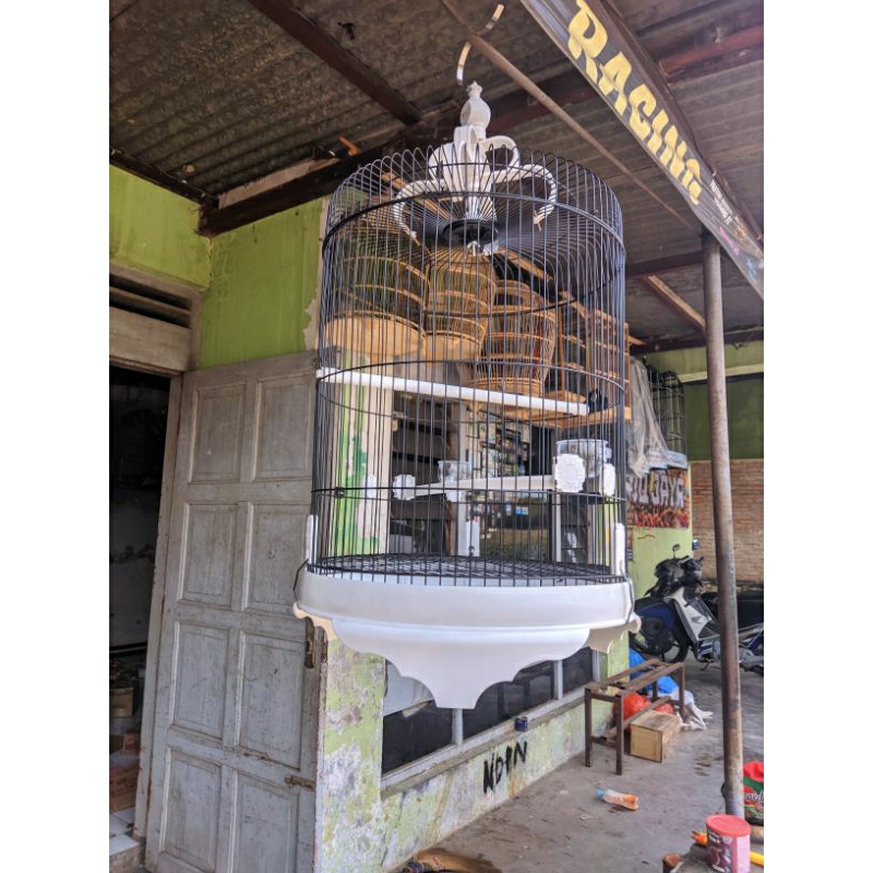 Sangkar Besi Jumbo D46cm Sangkar Murai Kacer Cucak Ijo Ram Besi