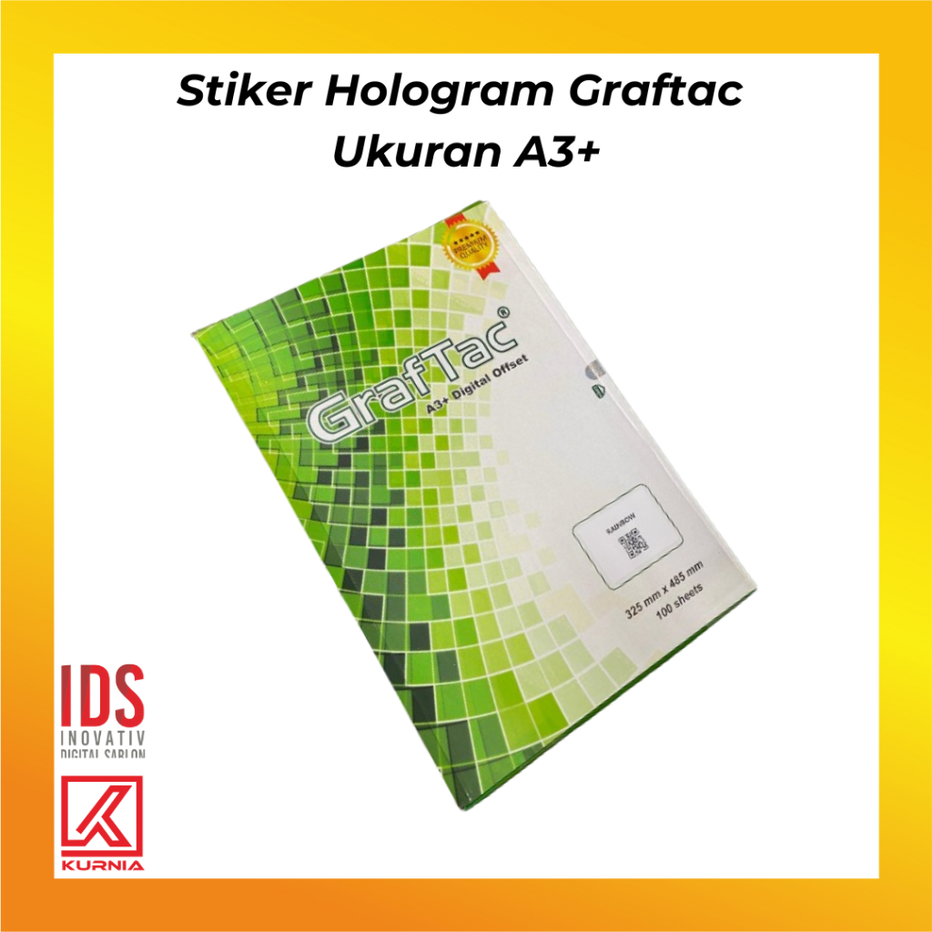 

Stiker Hologram GRAFTAC/Sticker Hologram Rainbow Uk A3+ (100Lbr) 10 orang melihat barang ini