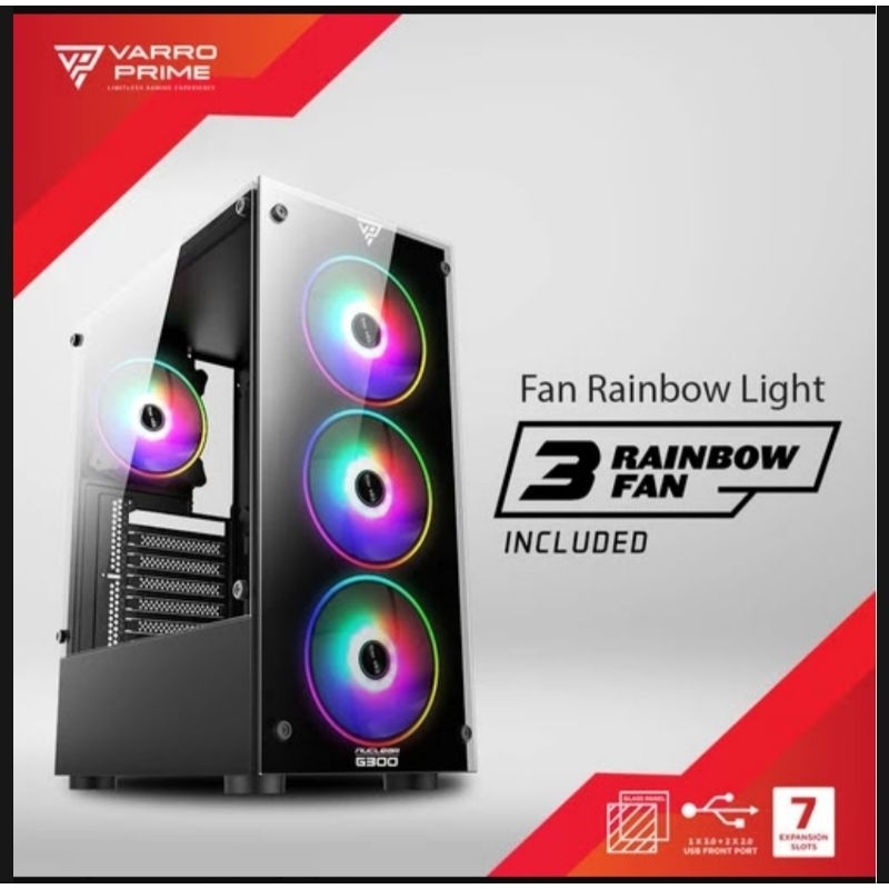 PC Komputer Rakitan AMD Ryzen 5 5600G Radeon Graphics 2GB