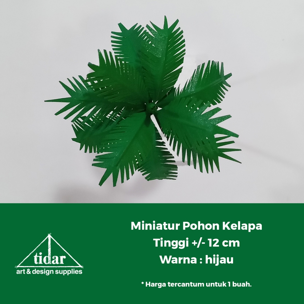 

[MR] MH - Miniatur Maket Pohon Kelapa Tinggi 12 cm / Coconut Tree