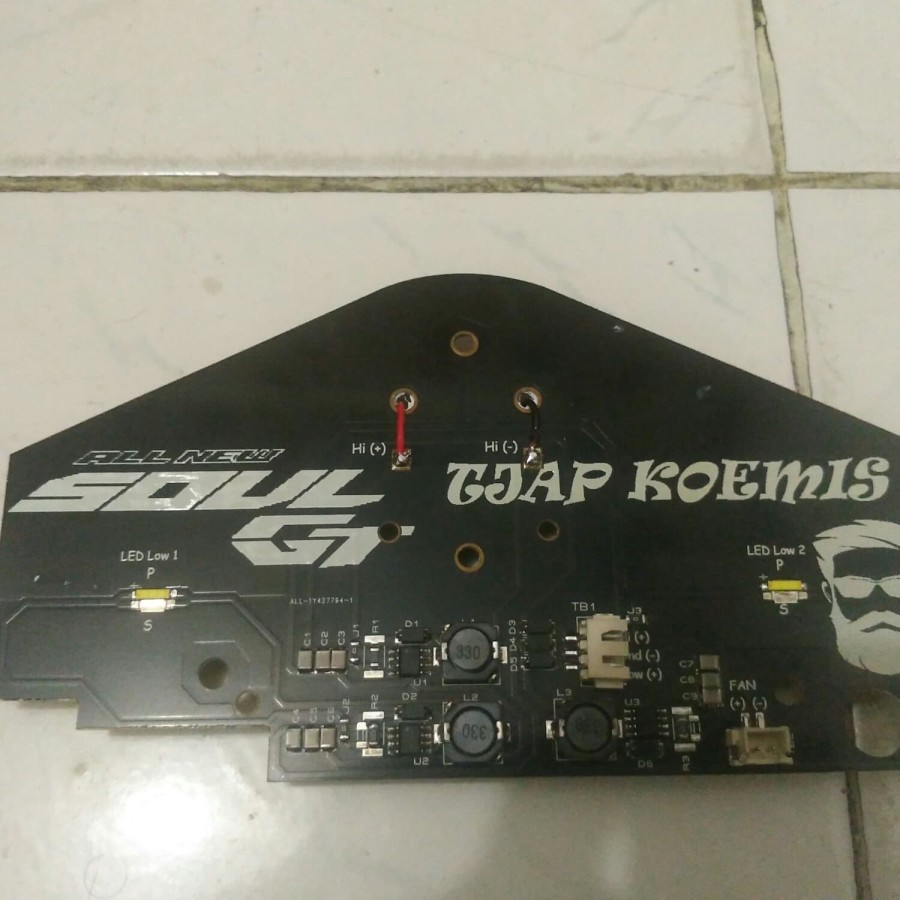 Upgrade lampu utama Soul GT 45W (PCB Headlamp / Headlight)