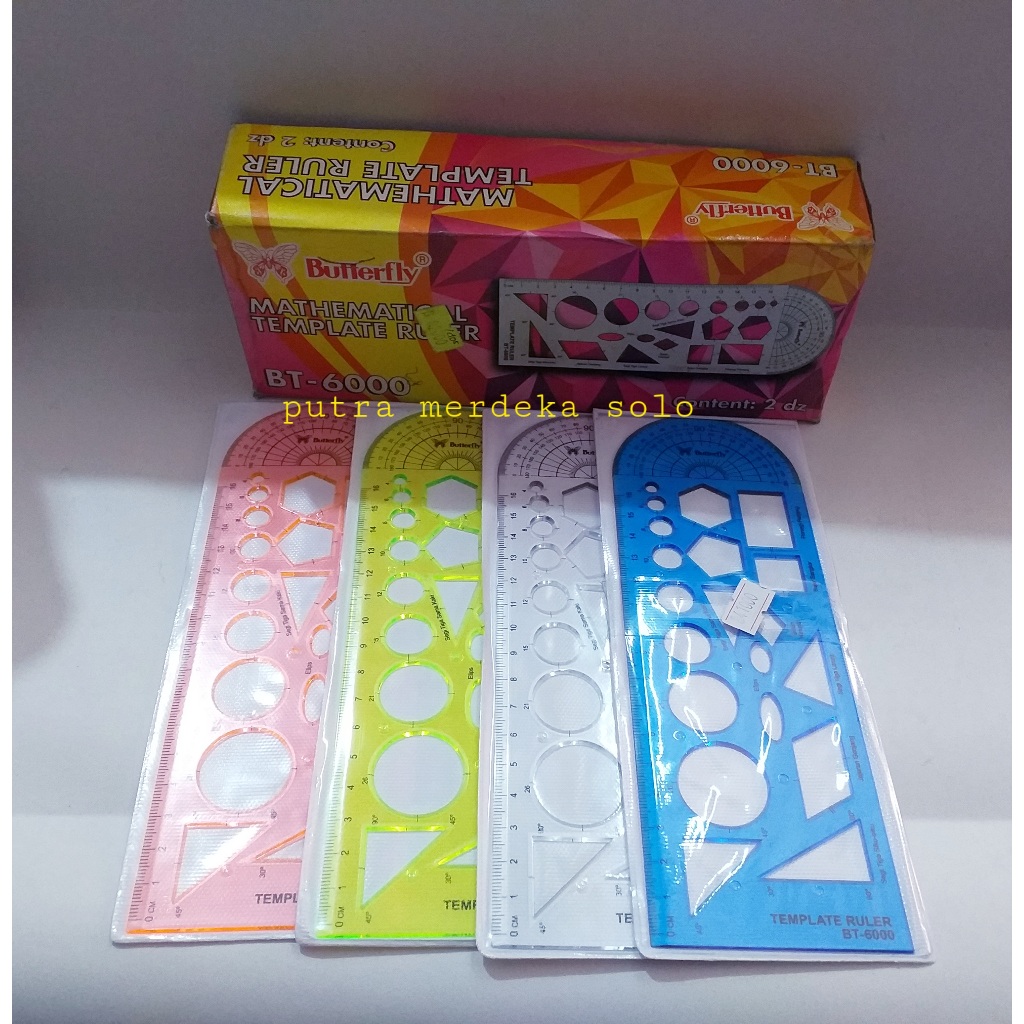 

Penggaris Plastik / Cetakan Butterfly BT 6000