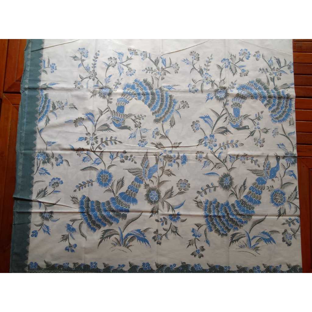 BATIK KATUN TULIS PUTIH DASAR