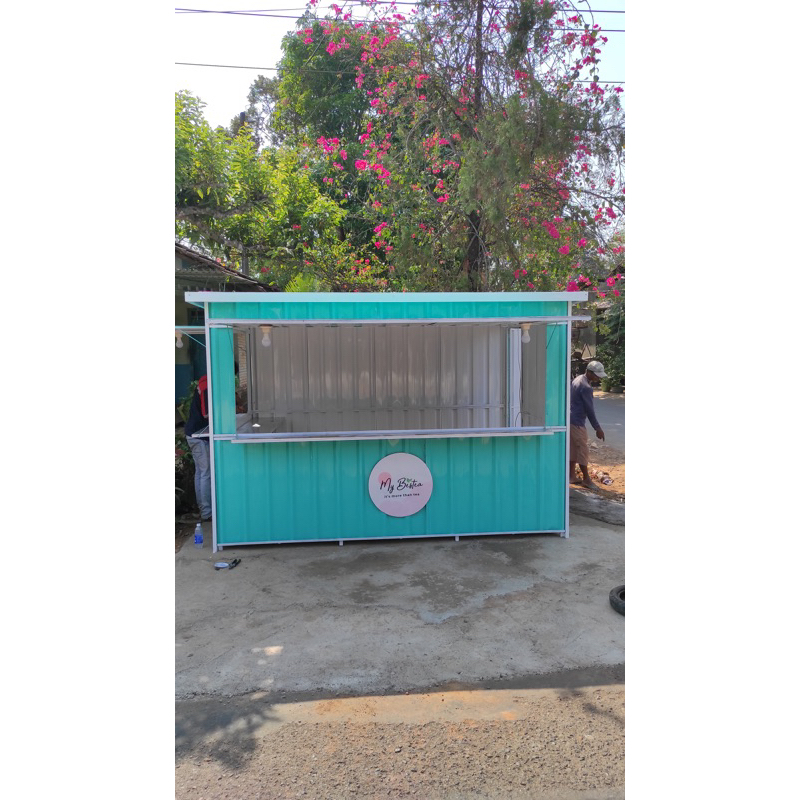 Gerobak Usaha Murah Ukuran 300x200x200 / Booth Kontainer PROMO/ Booth Container MURAH BANGET