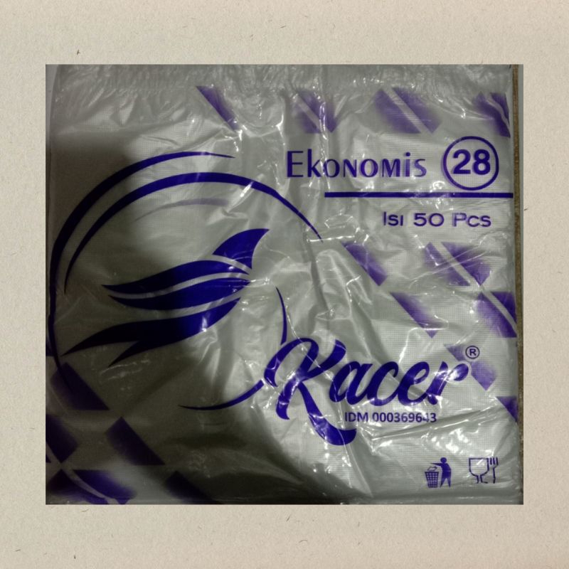 HD kantong plastik Kacer ekonomis bening 28
