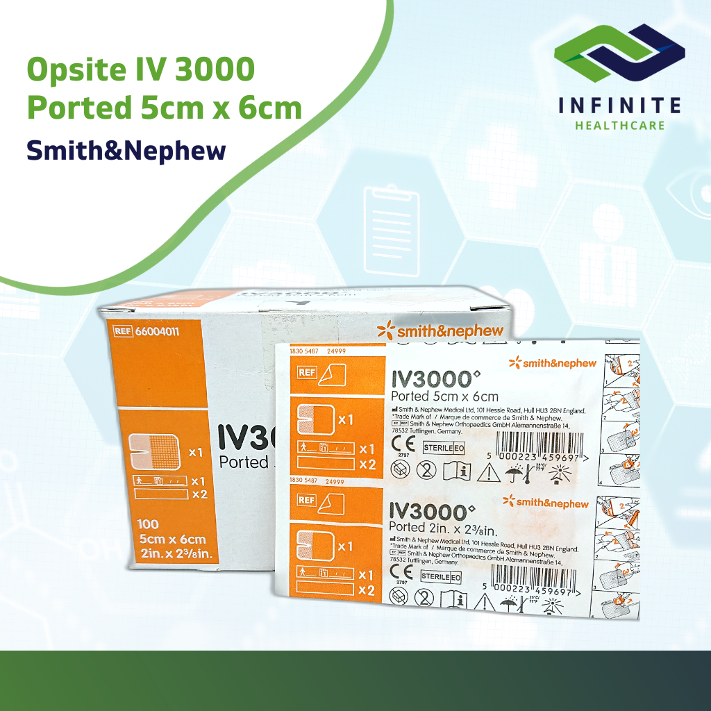 Opsite IV 3000 size 5cm x 6cm IV Dressing Plester Infus Opsite