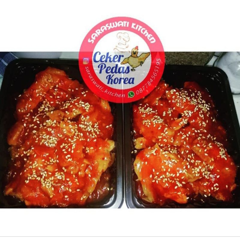

Spicy Wings (Sayap Pedas) saus ala Korea