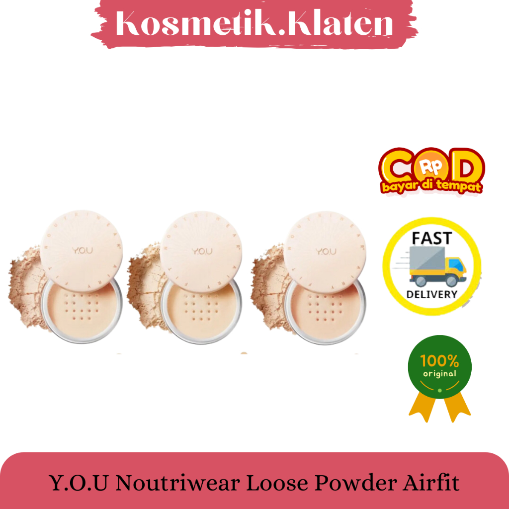 Y.O.U Noutriwear Loose Powder Airfit- Bedak Tabur