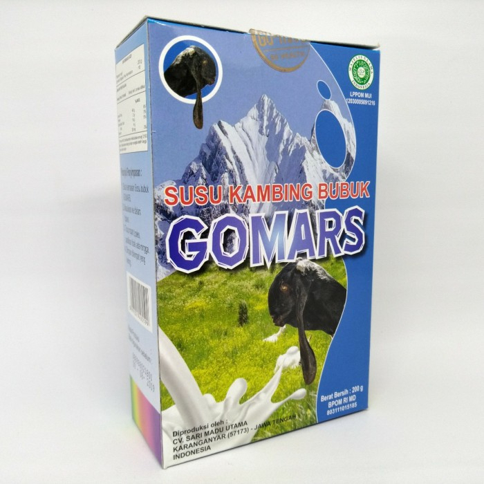 

[ PAKET 4 BOX ] GOMARS SUSU KAMBING 200 GRAM RASA ORIGINAL