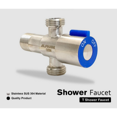 STAR CLASSIC Kran Shower T Double SUS 304 I Stop Keran Cabang Stainless Steel