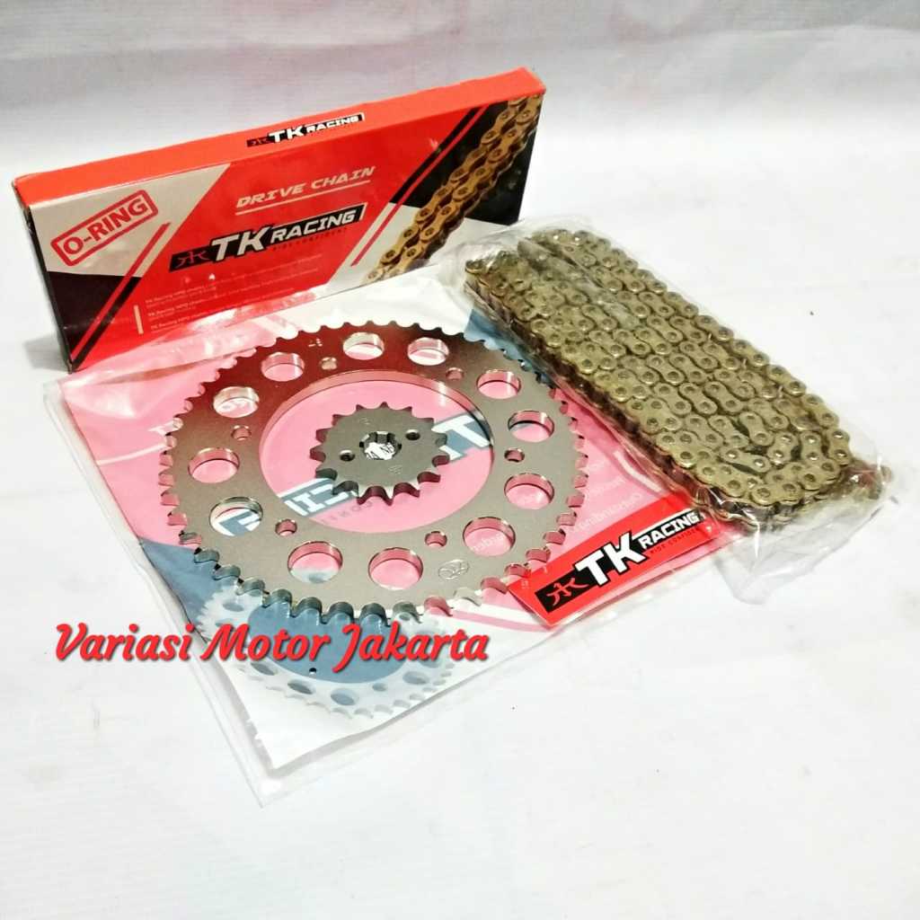 Gear Set TK Racing Vixion R R15 V3 R15 V4 428 HPO Gold