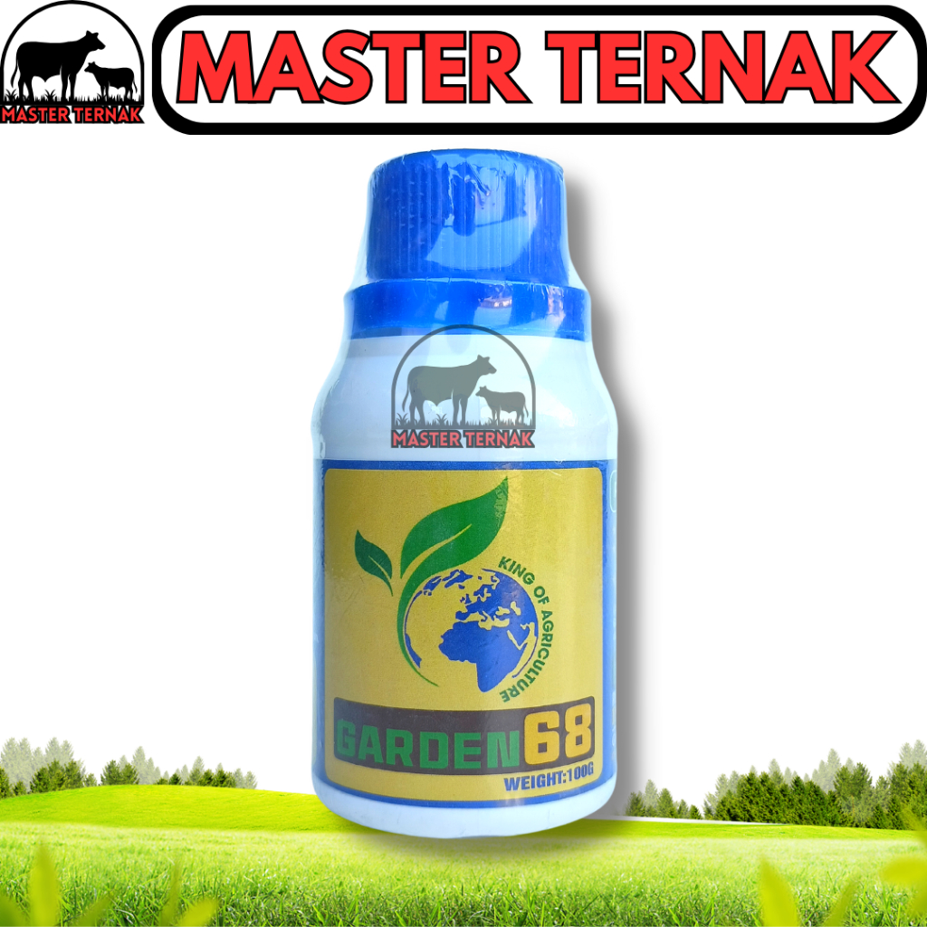 Garden 68 100 gram - Pupuk Hayati Multifungsi - Pupuk Organik Multifungsi - Garden 68 ORIGINAL - Roo