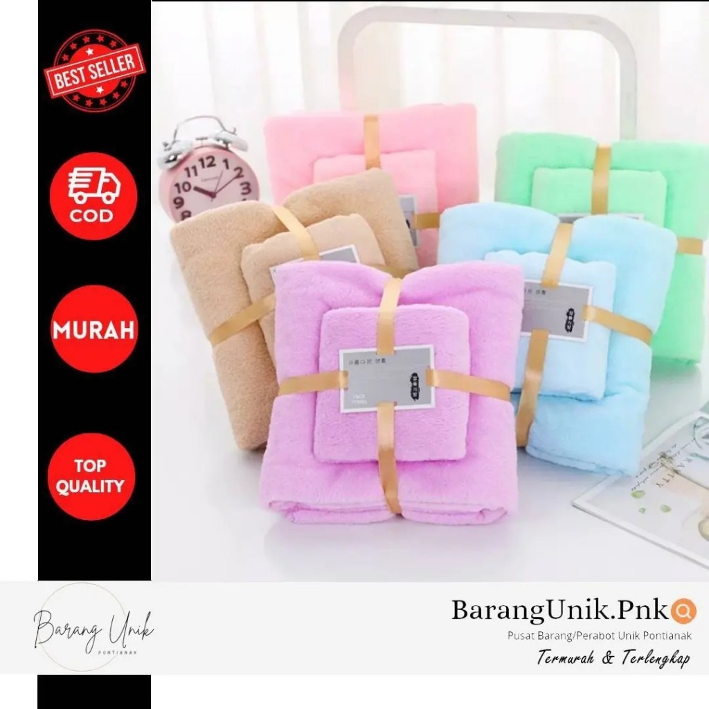 HANDUK SET 2IN1 - HAMPERS HANDUK