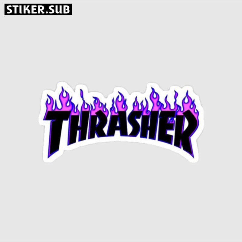 

Stiker sticker brand THRASHER