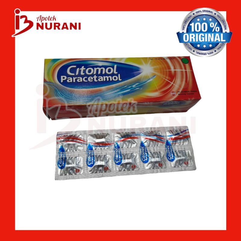 CITOMOL TABLET obat untuk demam dan nyeri