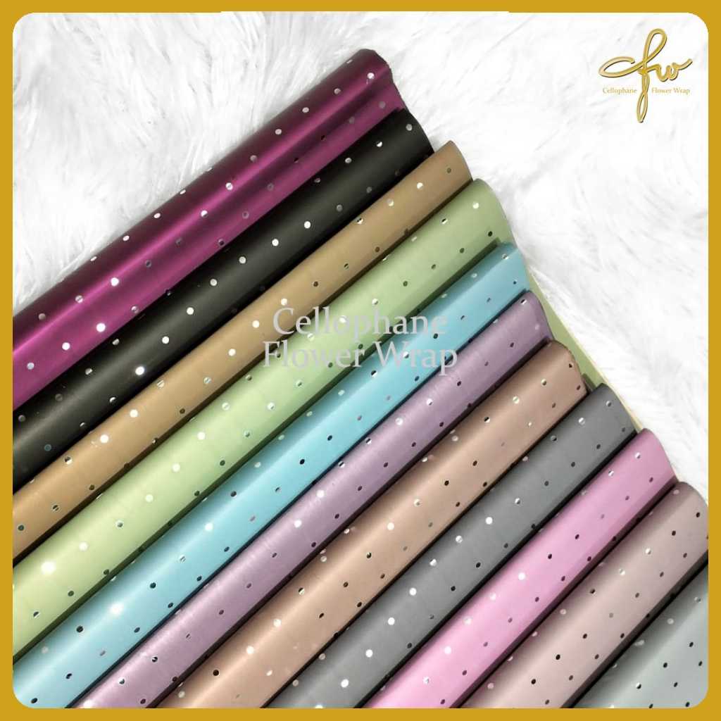 

Kertas Buket Polkadot & Mini Polkadot Cellophane Flower Wrapping
