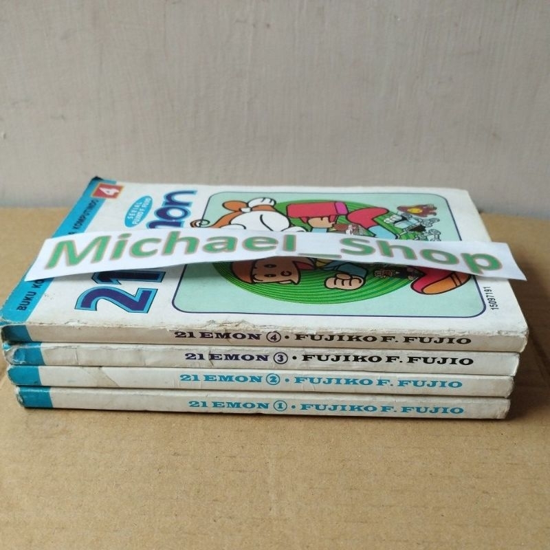 Komik 21emon 1-4 Langka 21 Emon Fujiko F Fujio Doraemon