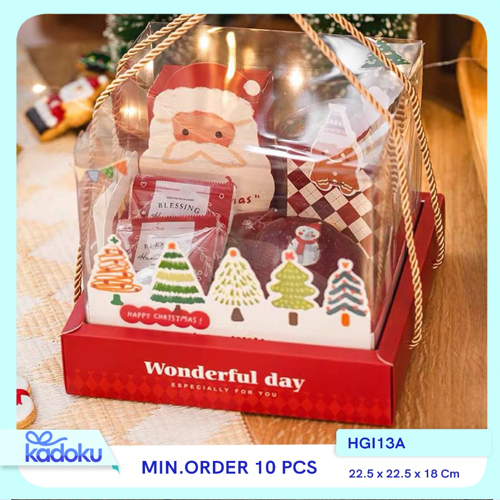 

Kotak Hampers Natal / Box Hampers Natal / Kotak Box Kue Natal / Kotak Kue Natal I HGI13A